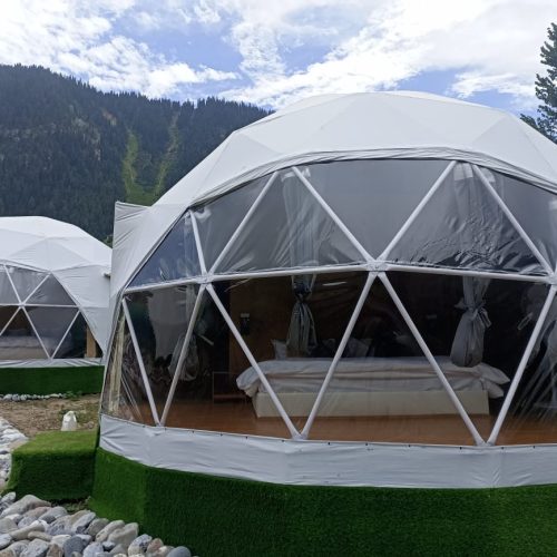 PROJECT 5:- GEODESIC DOMES EXTERIOR/INTERIOR VIEW(EXECUTED THROUGH ALEXA HOMES)