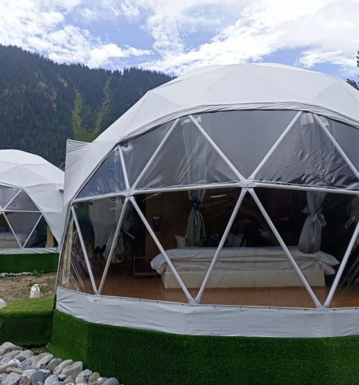 PROJECT 5:- GEODESIC DOMES EXTERIOR/INTERIOR VIEW(EXECUTED THROUGH ALEXA HOMES)